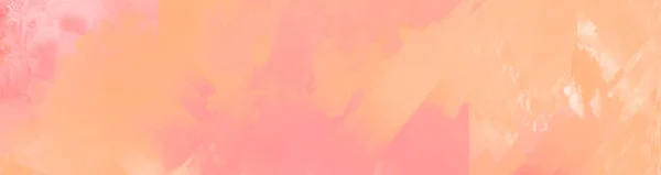 粉红珊瑚橙色颜料背景 设计横幅元件 矢量说明 — 图库矢量图片