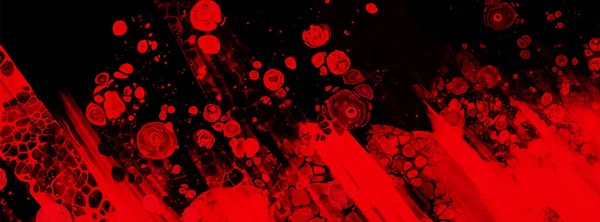 Siyah Kırmızı Fırça Darbesi Jdesign Elemanı Grunge Lekelerinin Vektör Çizimi — Stok Vektör