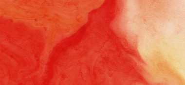 Soyut kırmızı suluboya arka plan. Pankart unsuru tasarla. Vektör illüstrasyonu