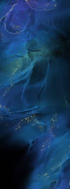 Renkli fırça elementleri olan zarif bir afiş tasarımı. Soyut dekorasyon. Vektör illüstrasyonu.