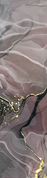 ベクトルブラックピンクのバナー 手描き抽象絵筆ストローク 波の要素 — ストックベクタ