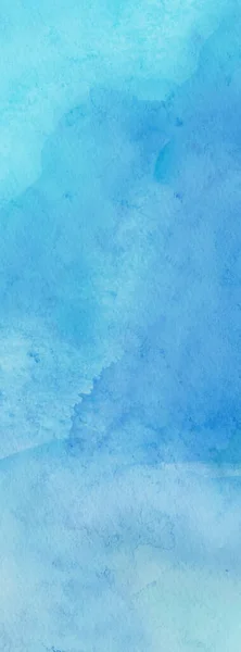Absztrakt Kék Akvarell Festék Háttér Dizájn Banner Elem Vektorillusztráció — Stock Vector
