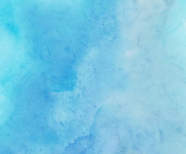 Soyut mavi suluboya arka plan. Pankart unsuru tasarla. Vektör illüstrasyonu