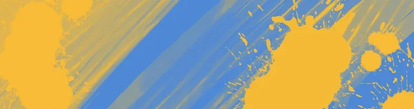 Abstrato Azul Amarelo Pintura Estilo Ucrânia Fundo Cor Ucraniana Design — Vetor de Stock
