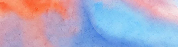 Abstract Blauw Rood Aquarelverf Achtergrond Ontwerp Banner Element Vectorillustratie — Stockvector