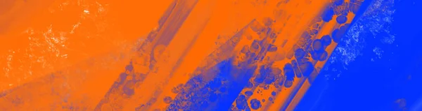 Résumé Bleu Orange Rose Peinture Arrière Plan Élément Bannière Design — Image vectorielle