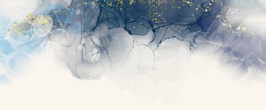 Kağıt üzerinde mermer sıvı mürekkep resimlerinin lüks turuncu arkaplanı. Orijinal suluboya alkol boyası. Vektör illüstrasyonu.