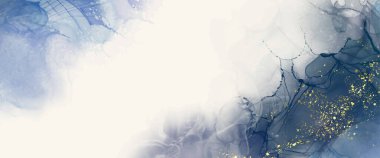 Kağıt üzerinde mermer sıvı mürekkep resimlerinin lüks turuncu arkaplanı. Orijinal suluboya alkol boyası. Vektör illüstrasyonu.