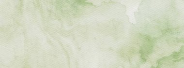 Soyut yeşil suluboya arka plan. Pankart unsuru tasarla. Vektör illüstrasyonu