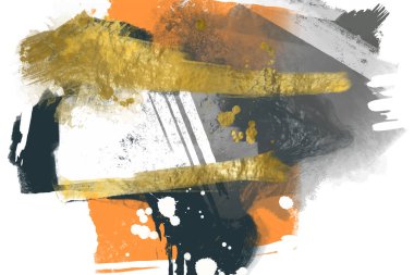 Farklı şekil ve dokulara sahip yaratıcı soyut sanat modelleri. Kolaj tasarımı. Vektör illüstrasyonu.