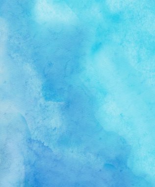 Soyut mavi suluboya arka plan. Pankart unsuru tasarla. Vektör illüstrasyonu