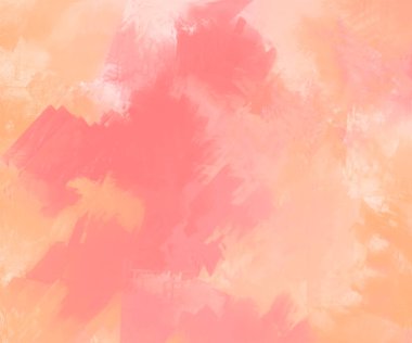 Soyut Pembe Mercan Turuncu Boya Arkaplanı. Pankart unsuru tasarla. Vektör illüstrasyonu