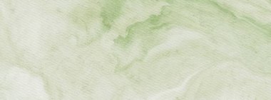 Soyut yeşil suluboya arka plan. Pankart unsuru tasarla. Vektör illüstrasyonu