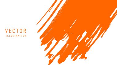 Grunge efektli soyut mürekkep fırçası afişleri. Japon tarzı. Vektör illüstrasyonu