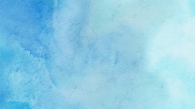 Soyut mavi suluboya arka plan. Pankart unsuru tasarla. Vektör illüstrasyonu