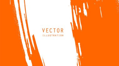 Grunge efektli soyut mürekkep fırçası afişleri. Japon tarzı. Vektör illüstrasyonu