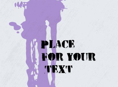 Soyut yaratıcı mürekkep başlığı. Mürekkepten yapılmış el yapımı kumaşlar. Vektör illüstrasyonu