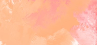 Soyut Pembe Mercan Turuncu Boya Arkaplanı. Pankart unsuru tasarla. Vektör illüstrasyonu