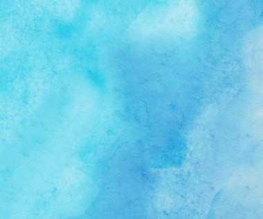 Soyut mavi suluboya arka plan. Pankart unsuru tasarla. Vektör illüstrasyonu