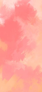 Soyut Pembe Mercan Turuncu Boya Arkaplanı. Pankart unsuru tasarla. Vektör illüstrasyonu