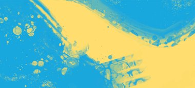 Soyut Mavi Sarı Boya Ukrayna tarzı arka plan. Ukrayna renk tasarım afişi ögesi. Vektör illüstrasyonu