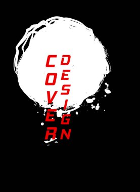 Kırmızı ve siyah soyut arkaplan ve mürekkep fırçası. Japon tarzı kompozisyon. Duvar kağıdı, içerisi, broşür kapağı, poster, afiş, broşür için agresif fütürist dinamik arkaplan.