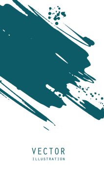 Grunge efektli soyut mürekkep fırçası afişleri. Japon tarzı. Vektör illüstrasyonu