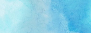 Soyut mavi suluboya arka plan. Pankart unsuru tasarla. Vektör illüstrasyonu