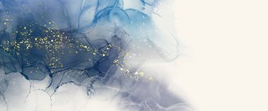 Kağıt üzerinde mermer sıvı mürekkep resimlerinin lüks turuncu arkaplanı. Orijinal suluboya alkol boyası. Vektör illüstrasyonu.