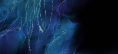 Renkli fırça elementleri olan zarif bir afiş tasarımı. Soyut dekorasyon. Vektör illüstrasyonu.