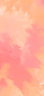 Soyut Pembe Mercan Turuncu Boya Arkaplanı. Pankart unsuru tasarla. Vektör illüstrasyonu