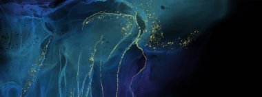 Renkli fırça elementleri olan zarif bir afiş tasarımı. Soyut dekorasyon. Vektör illüstrasyonu.