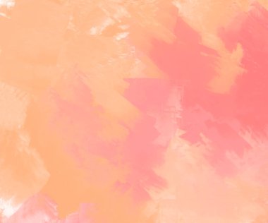 Soyut Pembe Mercan Turuncu Boya Arkaplanı. Pankart unsuru tasarla. Vektör illüstrasyonu