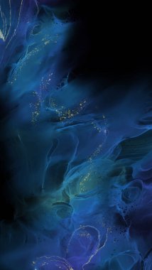 Renkli fırça elementleri olan zarif bir afiş tasarımı. Soyut dekorasyon. Vektör illüstrasyonu.