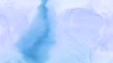 Mavi boya fırçası elementli zarif afiş tasarımı. Soyut dekorasyon. Vektör illüstrasyonu.