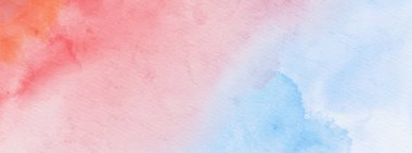 Soyut mavi suluboya boya arka plan. Pankart unsuru tasarla. Vektör illüstrasyonu