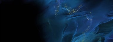 Renkli fırça elementleri olan zarif bir afiş tasarımı. Soyut dekorasyon. Vektör illüstrasyonu.