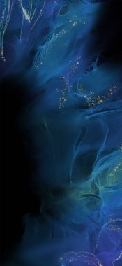 Renkli fırça elementleri olan zarif bir afiş tasarımı. Soyut dekorasyon. Vektör illüstrasyonu.