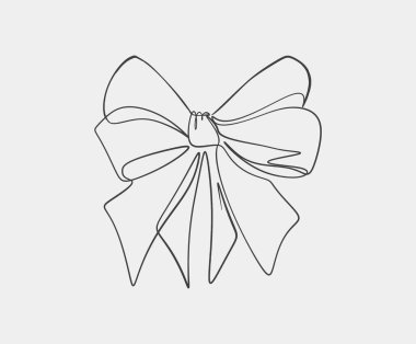 Basit ve zarif bir fiyonk çizimi, minimalizmi ve zarafeti tek bir sıvı darbede yakalıyor..