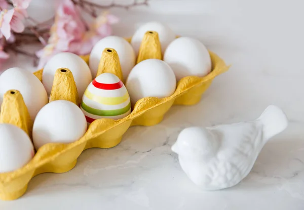 Decoração Ovos Páscoa Tempo Páscoa — Fotografia de Stock