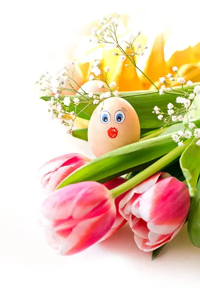 Decoración Huevos Pascua Tiempo Pascua Imágenes de stock libres de derechos