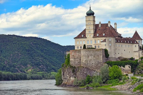 stock image Schonbuhel castle on Danube river in Wachau valley Austria