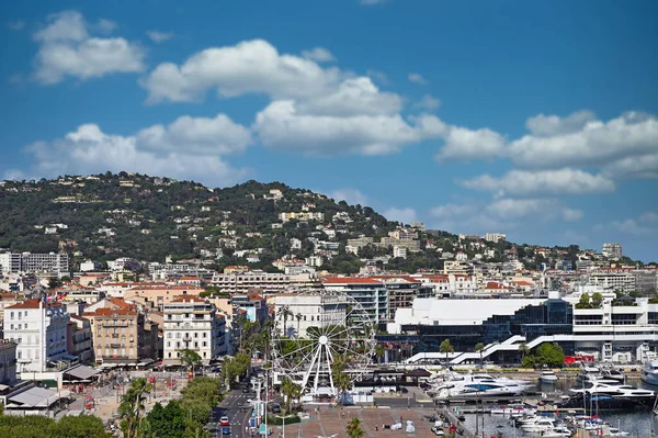 Cannes Francie Cityscape Letní Sezóna — Stock fotografie