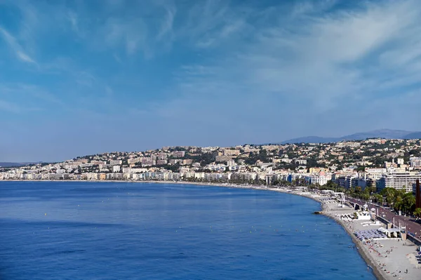 Promenade Des Anglais Nice France Été — Photo