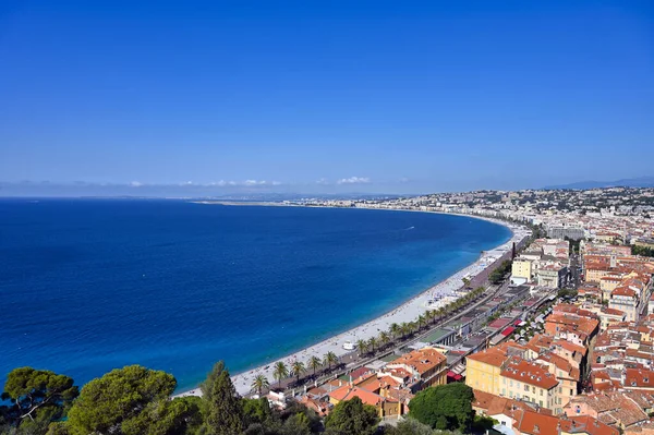 Nice Promenade Des Anglais France Summer Season — Photo