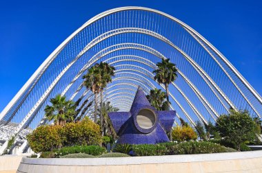 Valencia, İspanya 'da Umbracle' ın Dış Yapısı
