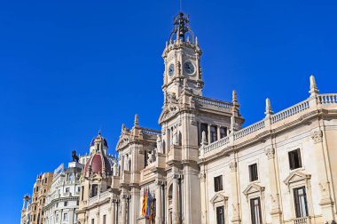 Valencia belediyesinin modern meydanı İspanya