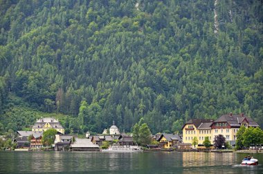 Hallstatt dağ köyü Hallstatter Gölü, Avusturya