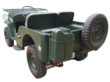 willys mb 'un arkası şeffaf