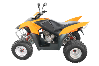 turuncu atv 4x4 şeffaf